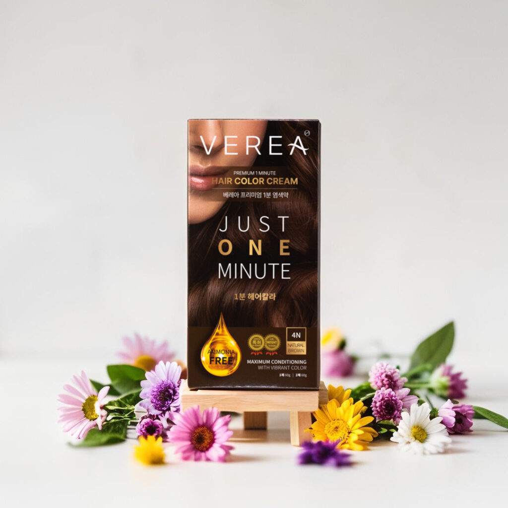 Allantoin — VEREA 1 minute hair color cream styling shot
