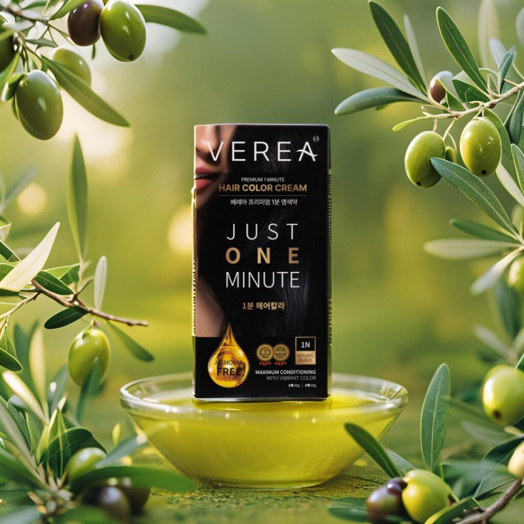 Ceramide NP — VEREA 1 minute hair color cream styling shot